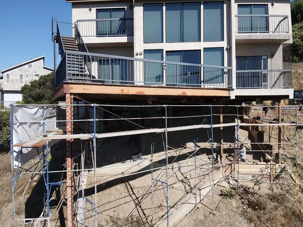 Elevated Pilings or Stilts Foundation Repair Washington DC