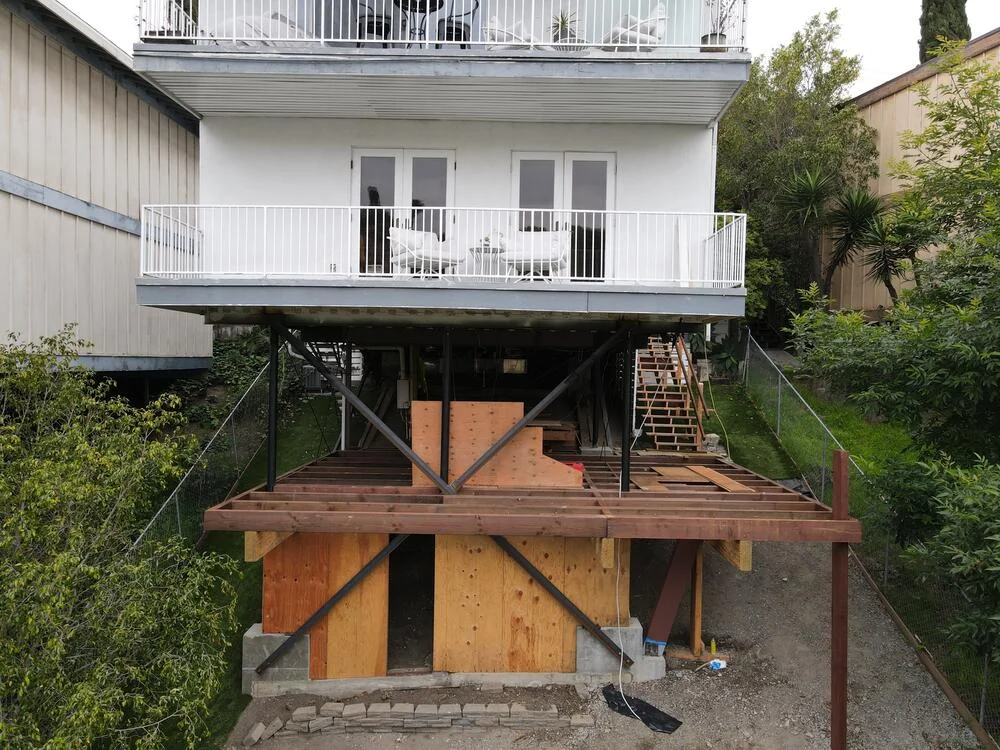 Elevated Pilings or Stilts Foundation Repair Washington DC