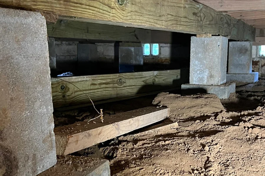 Pier and Beam or Block and Base Foundation Repair Washington DC